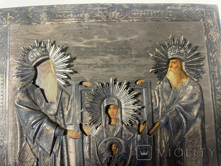 Икона святые Кирилл и Афанасий Александрийские., фото №3