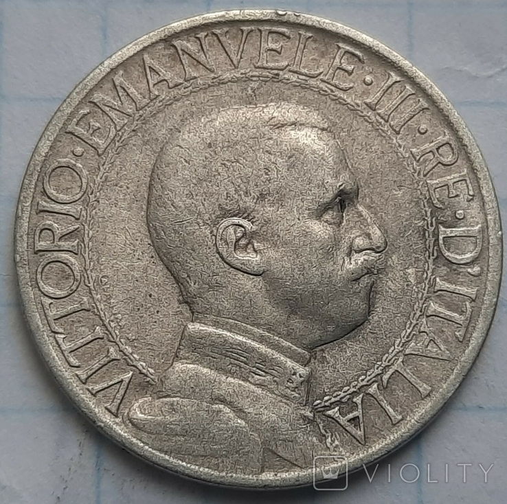 Италия 1 лира, 1909, фото №3