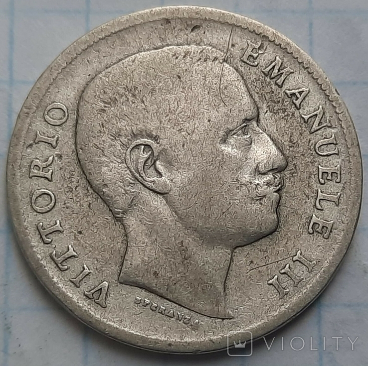 Италия 1 лира, 1907, фото №3