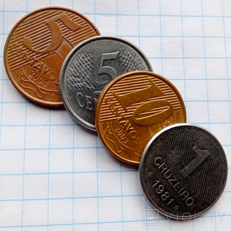 Бразильские монеты, photo number 2