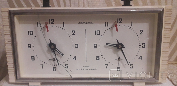 Часы Шахматный Янтарь рабочие, photo number 2