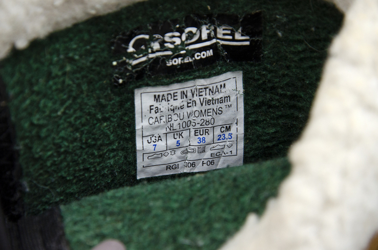 Чоботи, снігоходи Sorel Caribou Waterproof. Устілка 24 см, numer zdjęcia 10