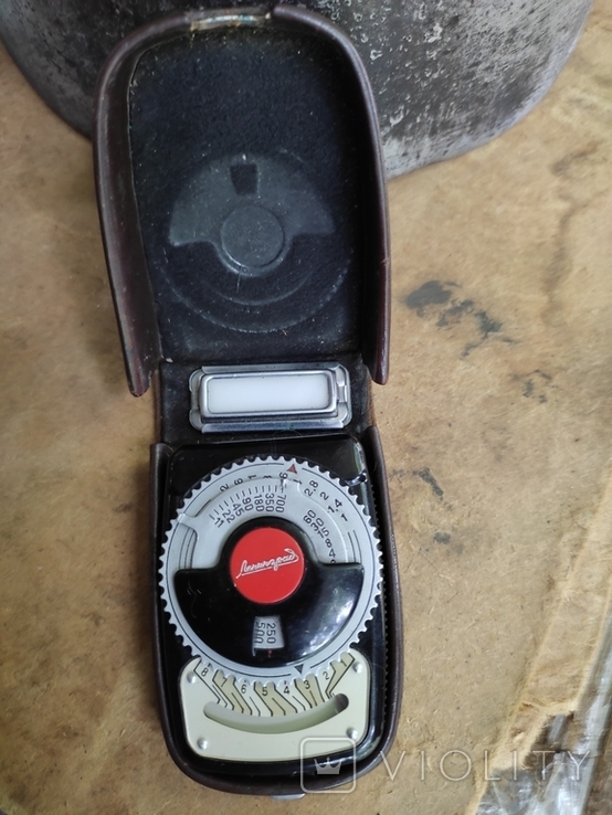 Vintage. Photo exposure meter "Leningrad". USSR, 1957, photo number 2