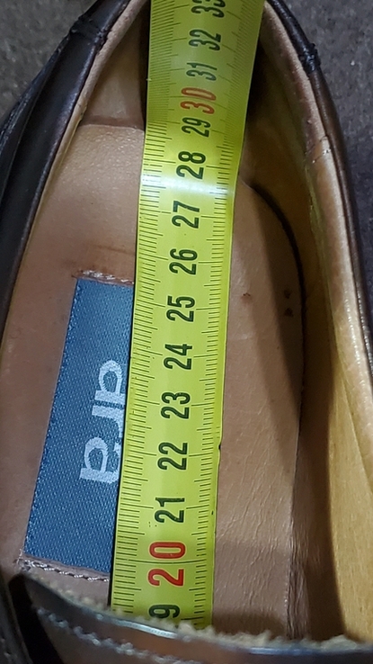 Кожаные мужские туфли АRА. Германия( p 42 / 28 cм ), photo number 3