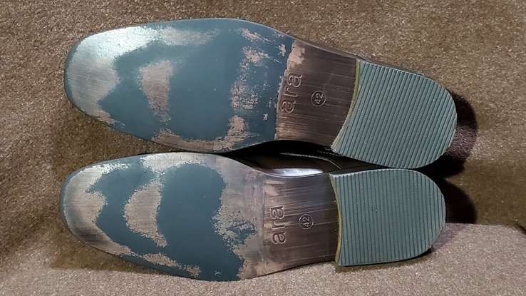Кожаные мужские туфли АRА. Германия( p 42 / 28 cм ), photo number 7