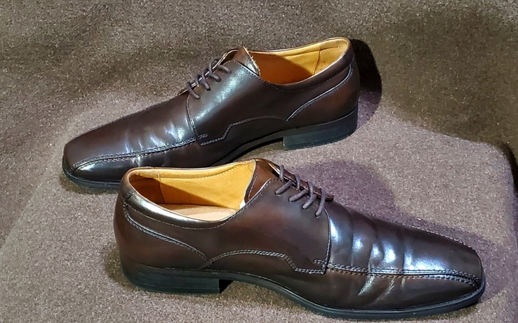 Кожаные мужские туфли АRА. Германия( p 42 / 28 cм ), фото №13