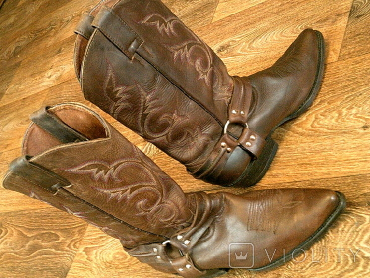 Шкіряні вестерн чоботи (Мексика) розмір - 40, фото №13