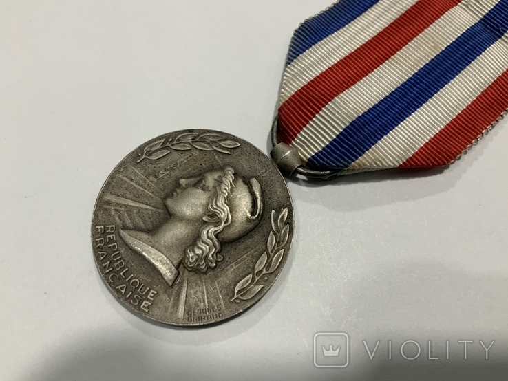 Почесна Медаль Залізниці Франція 1954 рік, фото №3