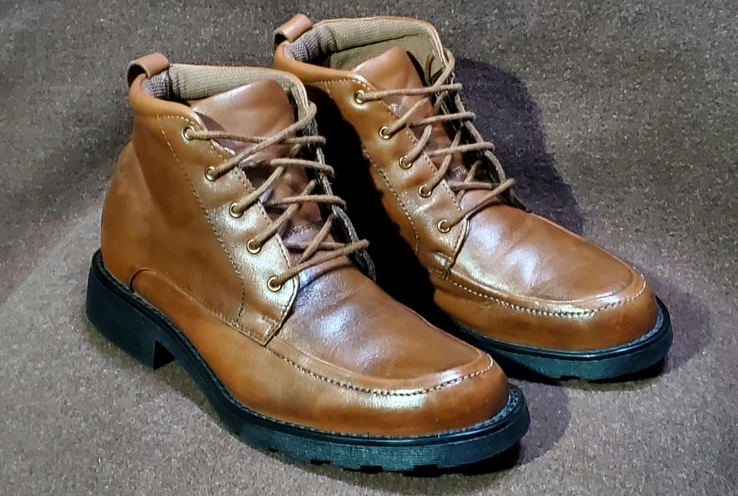 Кожаные осенние ботинки ( р 41 / 27.5 см ), numer zdjęcia 2