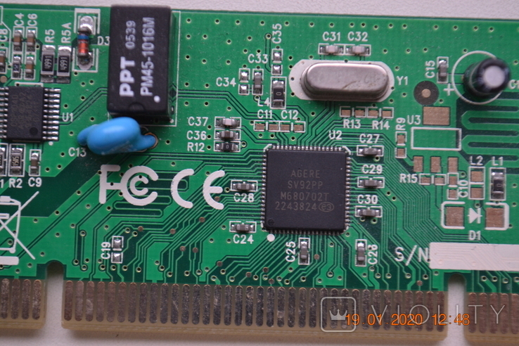 Internal ADSL fax modem Acorp M56ILS-G Ver: 3.0. For PC system units, photo number 7