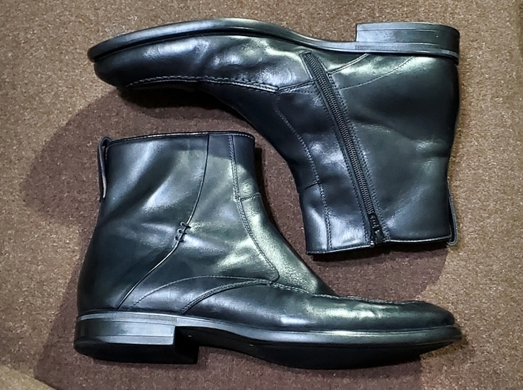 Кожаные ботинки NAVY BOOT. Швейцария . ( р 40 / 27 см ), фото №8