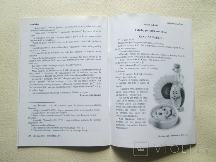 Ukraina stelo. № 1 2011р. Есперанто.., фото №11