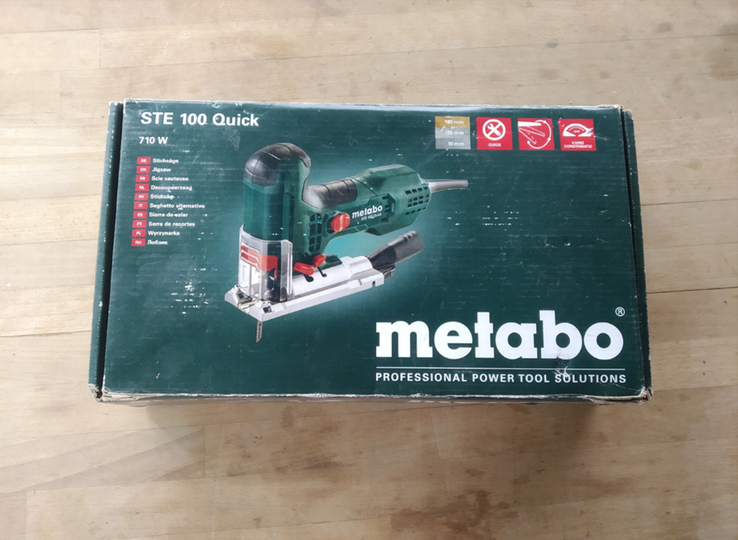 Електролобзик Metabo STE 100 Quick с гарантией до 30.01.23, фото №3