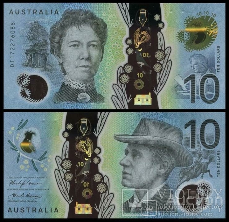Australia Австралия - 10 Dollars 2017 P. 63a Polymer