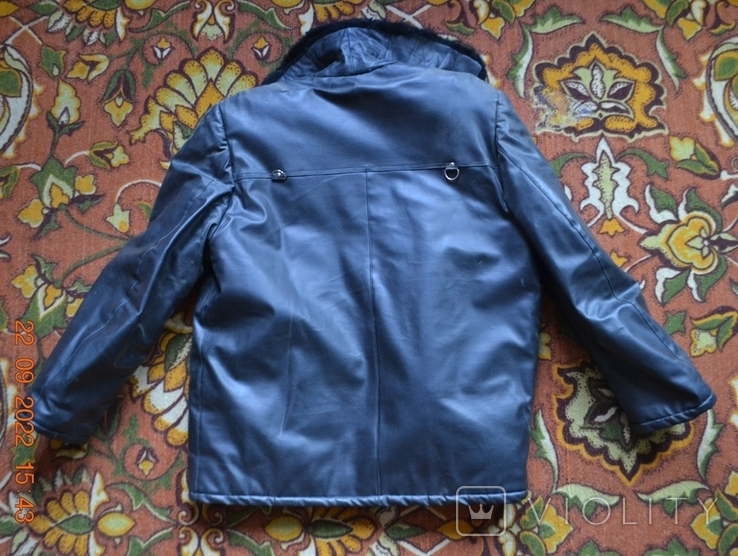 Air Force Flight Jacket, Pilot or Tanker. For a motorcycle. From the USSR. Length 75 cm. Shoulders 48 cm., photo number 11