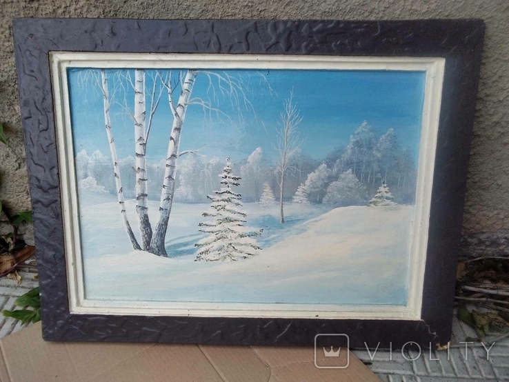 Winter. Artist V. Rogov. 40 by 30cm., photo number 2