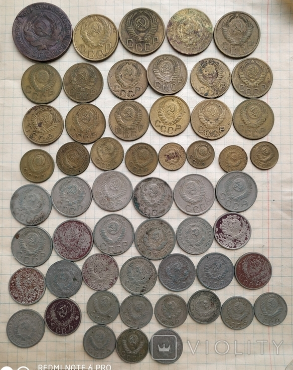 Лот монет 55 шт, photo number 5