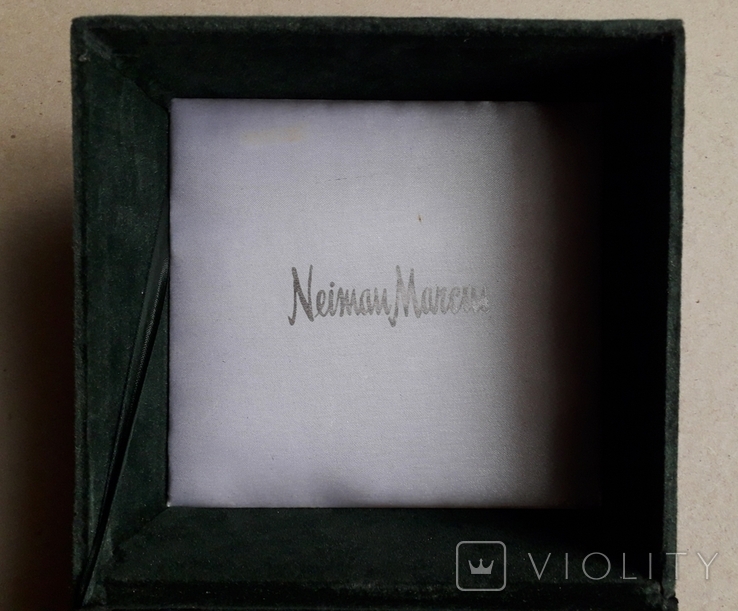 Куб Neiman Marcus, изумрудный футляр - 17х18х17 см., фото №9