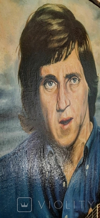Vladimir Vysotsky. The year is 1990. Oil painting. 80 by 60 cm., photo number 7