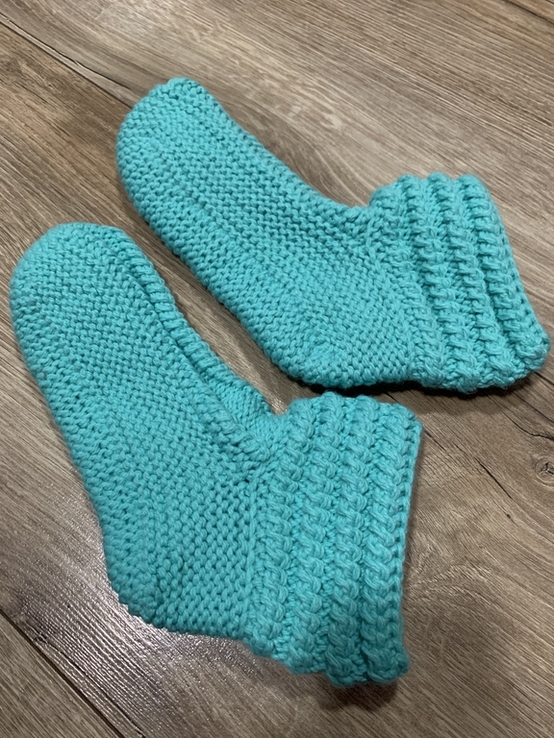 Тёплые вязаные носки ручной работы / В'язані шкарпетки, photo number 9
