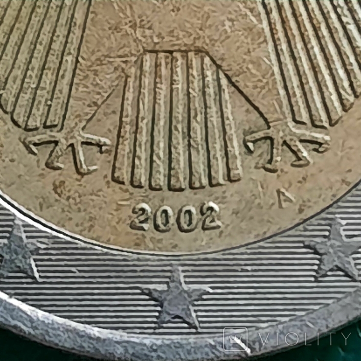  Німеччина 2 євро / 2002 / Мітка монетного двору "А" - Берлін, photo number 3