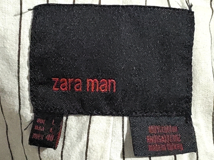 Котоновый пиджак ZARA Men, с драконом ( р L ), photo number 5