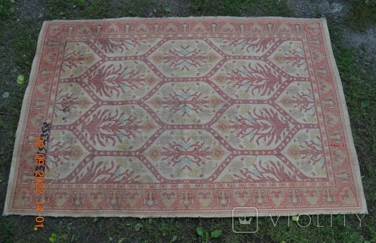 The carpet is woolen. Azeri. From the USSR. Red. 222 x 147 cm. No. 2, photo number 8