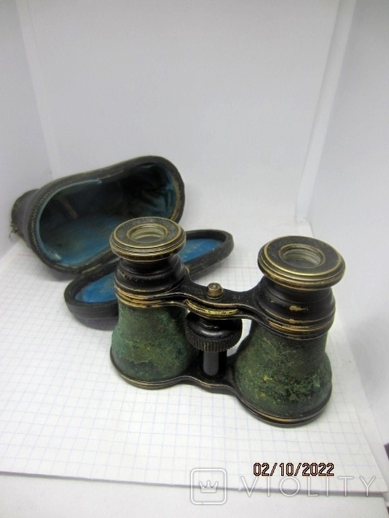 Antique theatrical binoculars Clermont Paris Beginning. 19th century, photo number 3