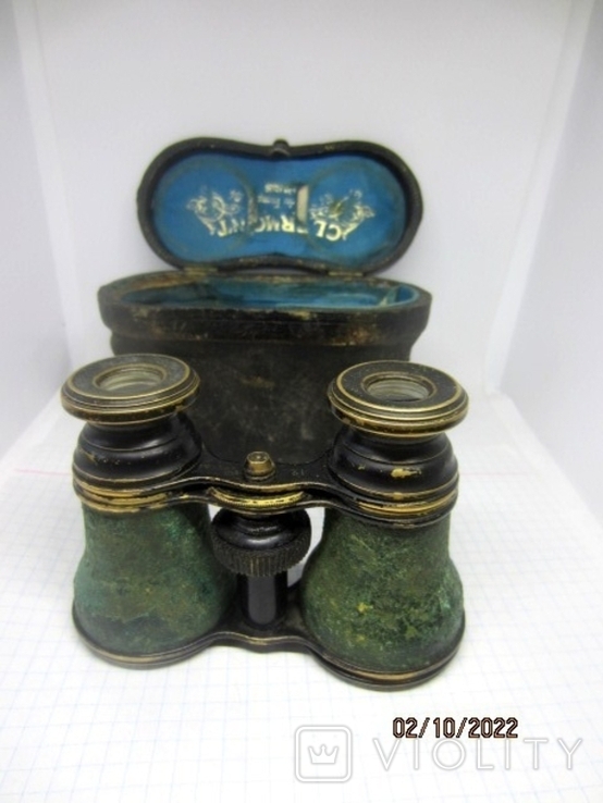 Antique theatrical binoculars Clermont Paris Beginning. 19th century, photo number 2