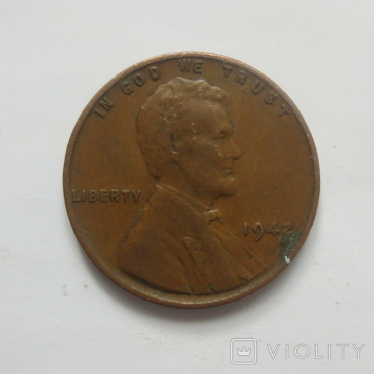 1 цент 1942 года, США (1), фото №2
