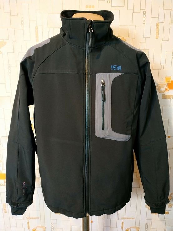 Куртка чоловіча. Термокуртка ICE софтшелл стрейч p-p XS (відмінний стан), фото №2