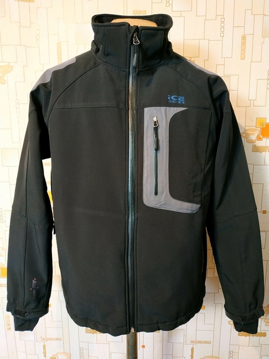 Куртка чоловіча. Термокуртка ICE софтшелл стрейч p-p XS (відмінний стан), фото №3