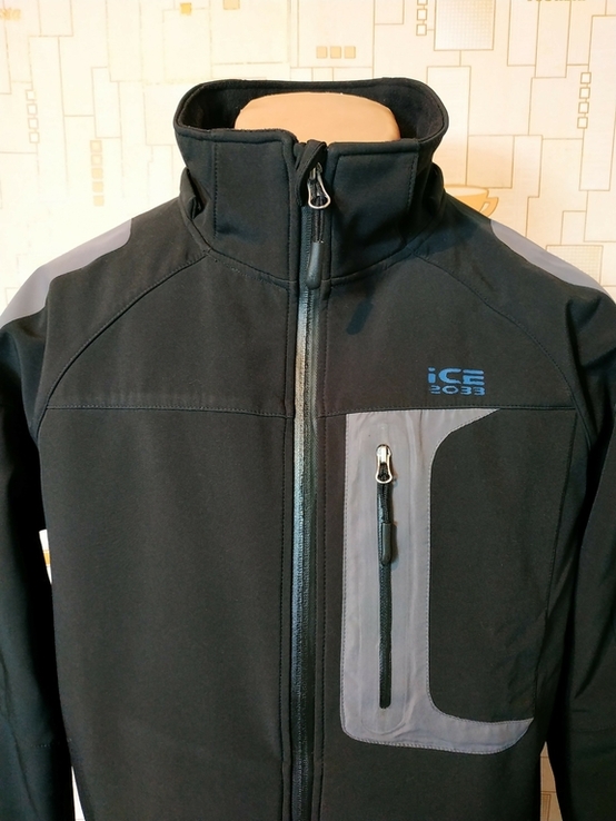 Куртка чоловіча. Термокуртка ICE софтшелл стрейч p-p XS (відмінний стан), photo number 5