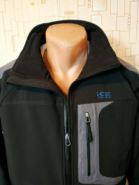 Куртка чоловіча. Термокуртка ICE софтшелл стрейч p-p XS (відмінний стан), фото №7
