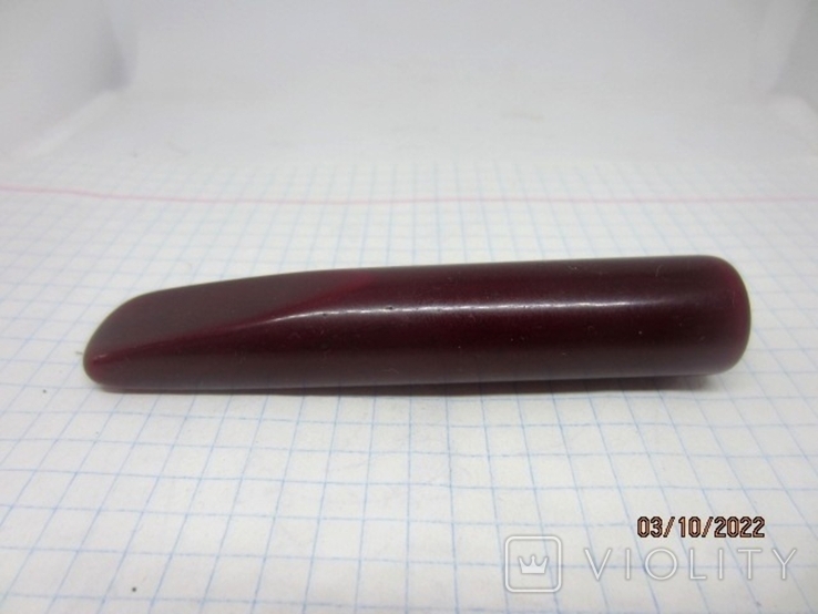 Винтажный мундштук, темно-вишневый бакелит, фото №7