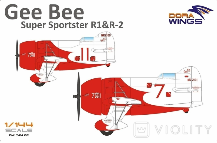 Dora Wings 14402 Gee Bee Super Sportster R1R-2 (2 in 1), 1/144, photo number 2