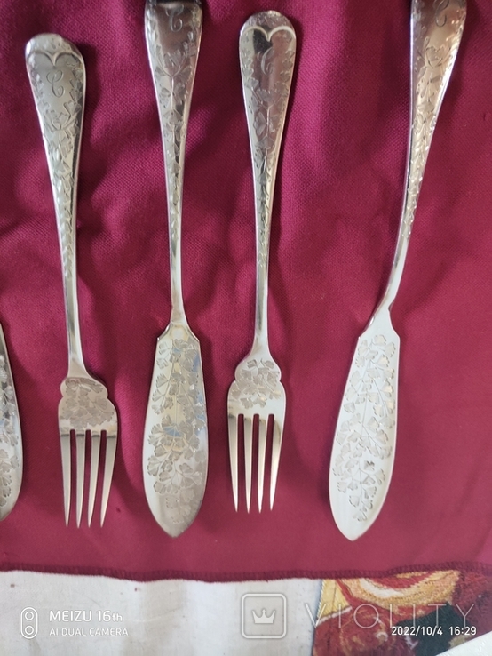 Victorian cutlery set, ATKIN BROTHERS, England., photo number 3