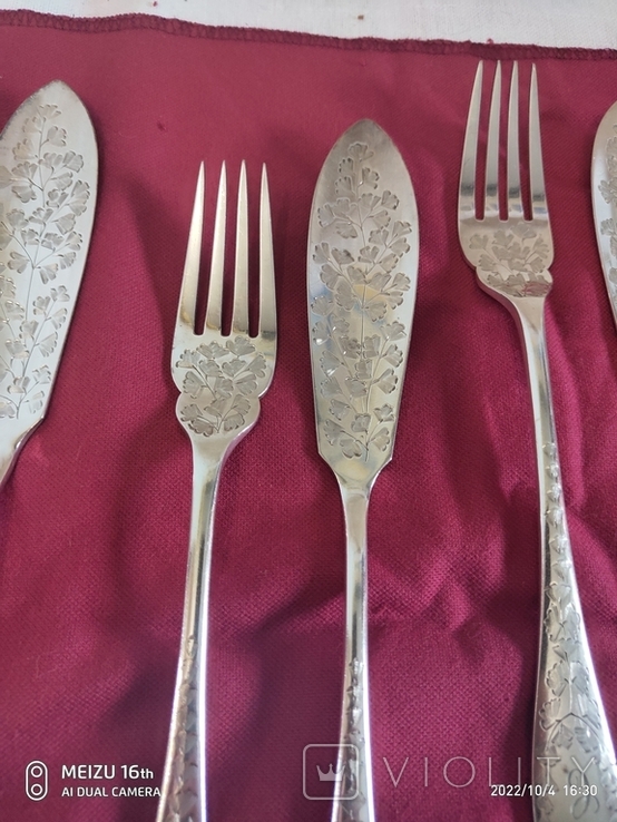 Victorian cutlery set, ATKIN BROTHERS, England., photo number 4