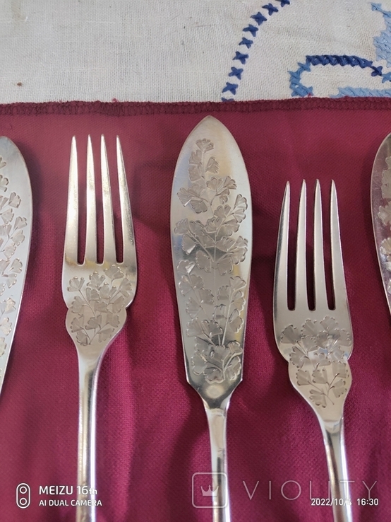 Victorian cutlery set, ATKIN BROTHERS, England., photo number 5