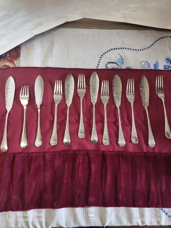 Victorian cutlery set, ATKIN BROTHERS, England., photo number 7