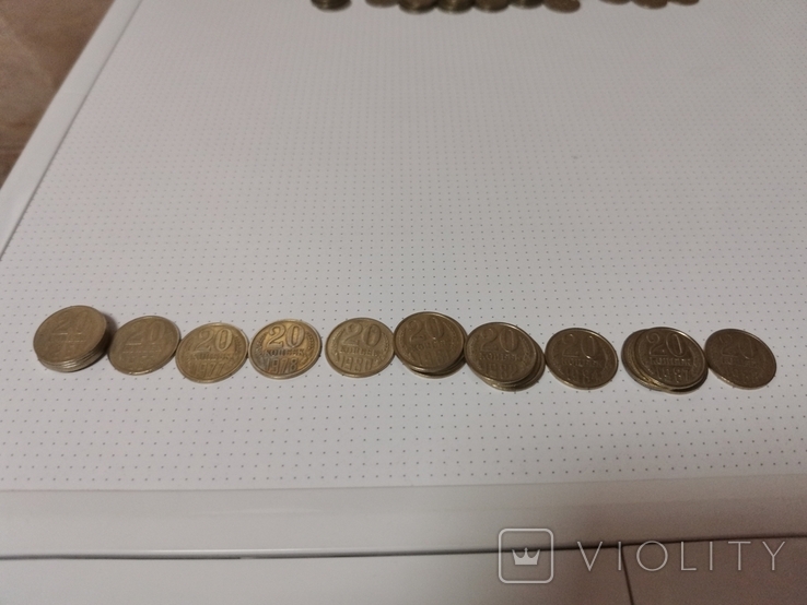 106 монет 10, 15 20 копеек ссср одним лотом, фото №4