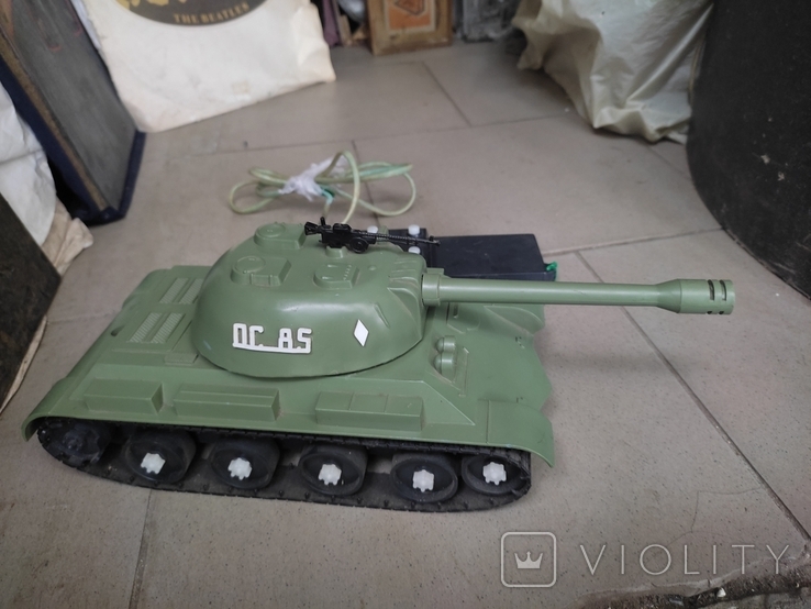 Vintage. Electro-mechanical toy "Tank". USSR, photo number 2