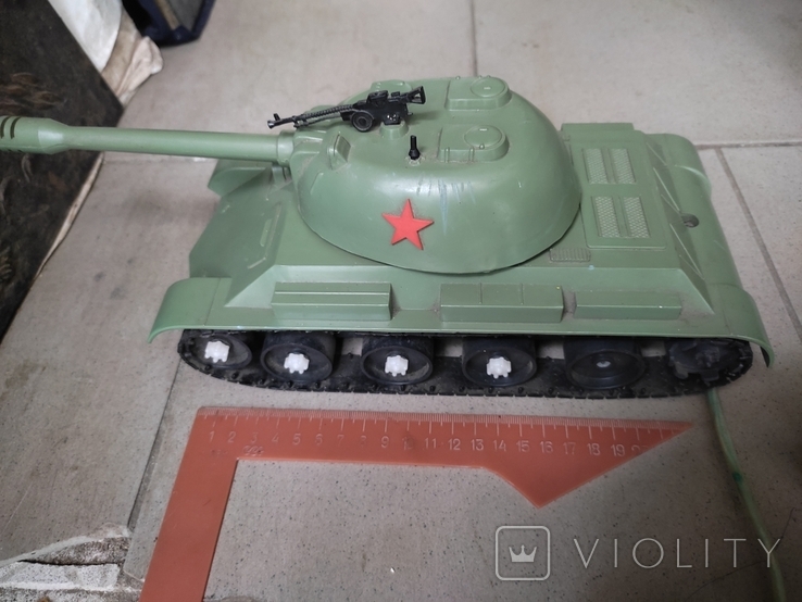 Vintage. Electro-mechanical toy "Tank". USSR, photo number 8