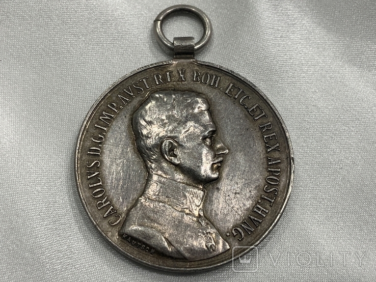 Медаль За Хоробрість Карл І Австро-Угорщина 1914-1918, фото №2