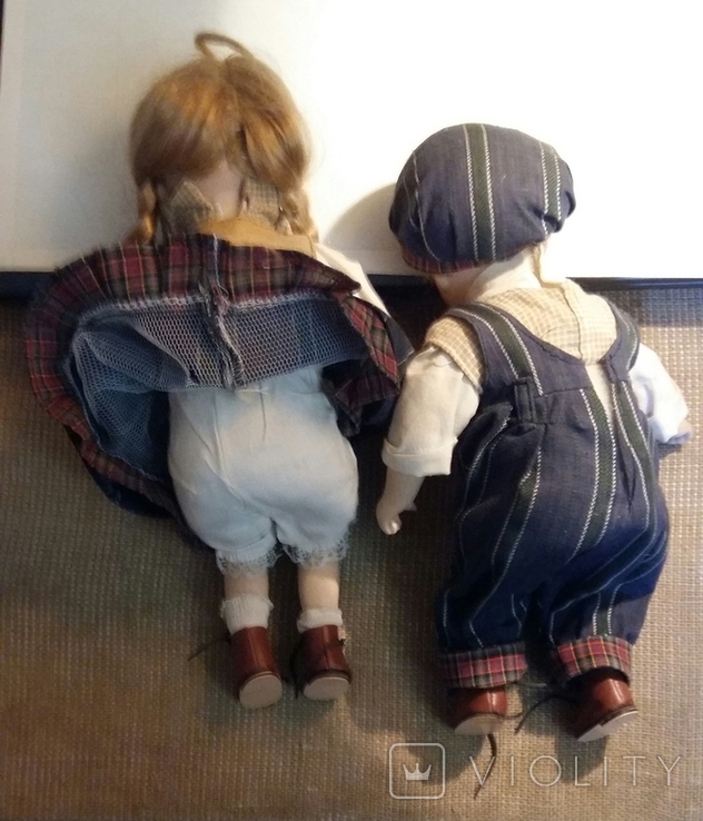 2 Коллекционные куклы. Фарфор джаспер. Wedgwood England 1950е, фото №5