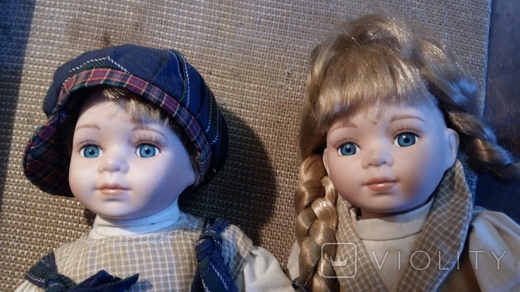 2 Коллекционные куклы. Фарфор джаспер. Wedgwood England 1950е, фото №10