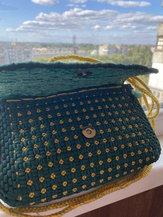 Вязанная женская сумочка, фото №2