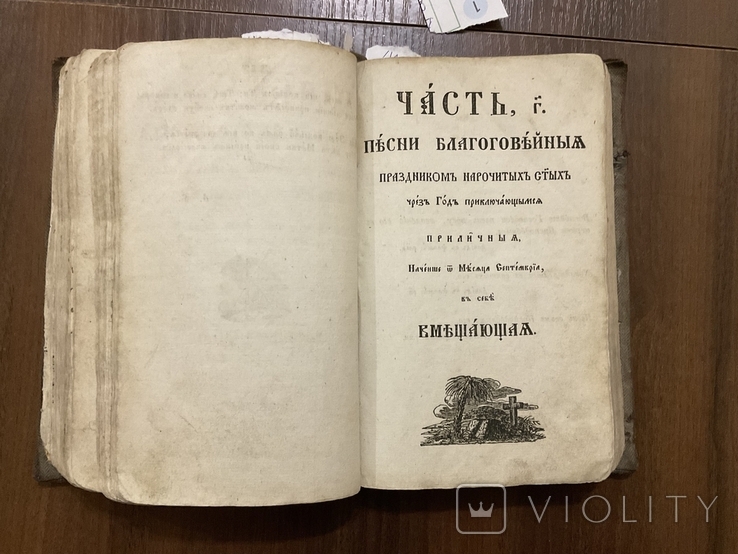 1850 Богогласник Львів ( Літографії, Дереворит, Мідерит ), фото №10