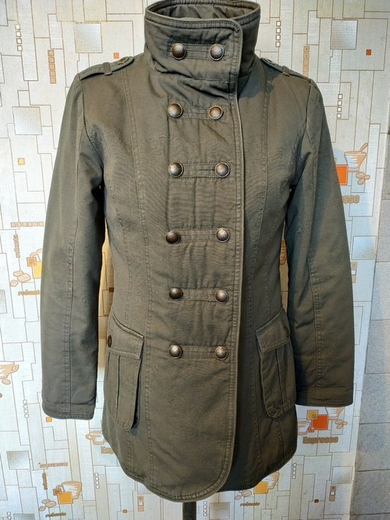 Куртка утеплена жіноча CACHE CACHE хакі p-p 1 (прибл. S-M), photo number 3