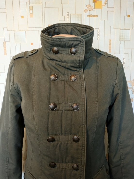Куртка утеплена жіноча CACHE CACHE хакі p-p 1 (прибл. S-M), photo number 5